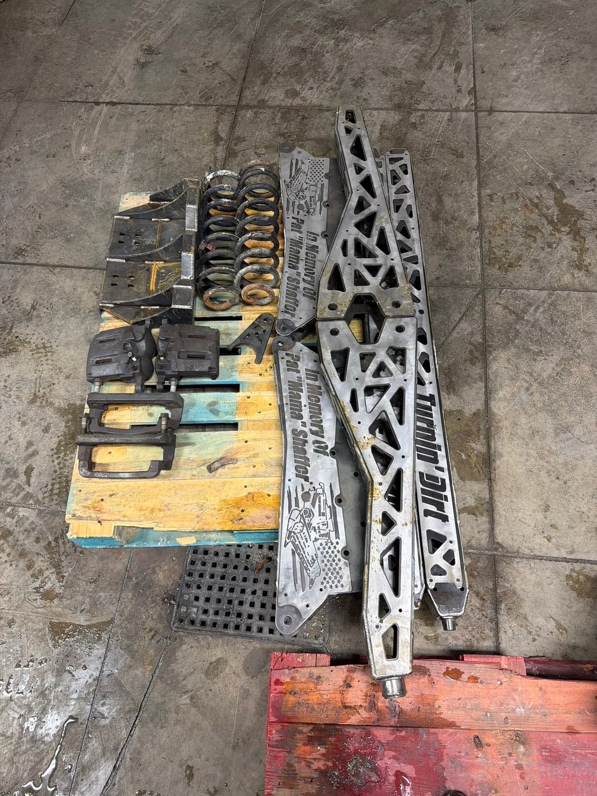 Custom fabricated control arms and suspension parts — TP Customs LLC